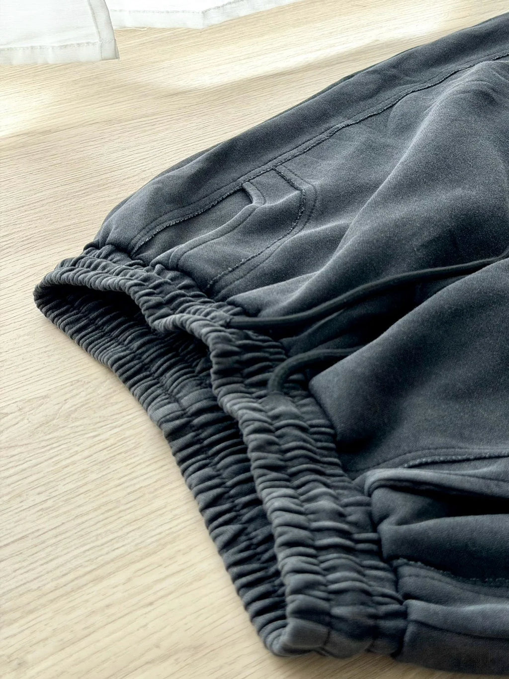 炭感水洗重工棉褲 細節 5