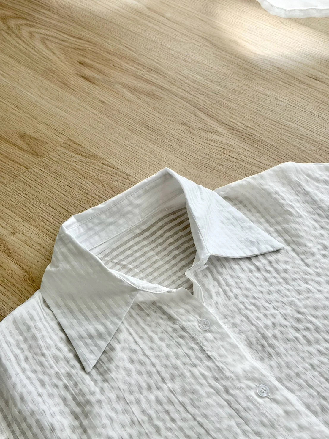輕透直紋感襯衫 細節 6